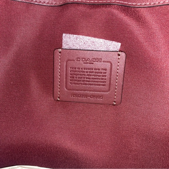 Coach 🤍 leather purse Hanna Carryall Bag New - Picture 9 of 15